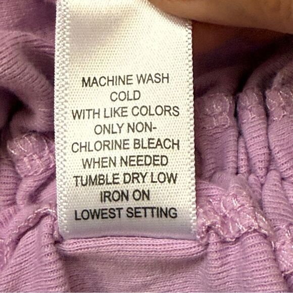 PACSUN PLAYBOY Women's Lavender Crop Tank Top with Side Ties Size Medium - Picture 4 of 6